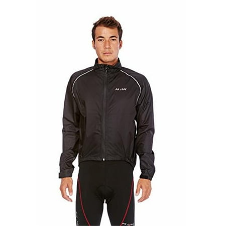 PN Jone Z1-1UM1-EZC6 Mens Full-Zip Lightweight Windproof Jacket, Black - Large
