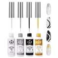 thumbnail image 1 of Set de esmaltes de uñas GOICC Gel Liner con brocha fina de 8 ml (B4), 1 of 7