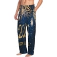 thumbnail image 6 of Sikiie Happy New Year 2024 (3) Mens Pajama Pants Sleep & Lounge Pants, PJ Bottoms With elastic waistb and Pockets Medium, 6 of 6