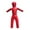 Red, variant on Grappling Dummy Practice Tool Kickboxing PU Leather Unfilled Adjustable 110cm Tall for Home Gym Training