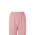 thumbnail image 5 of Women Stretch Straight Leg Pants Elastic Waist Lightweight Work Pants Casual Lounge Athletic Trousers With Pockets, 5 of 8