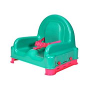 Regalo - Right Height Booster Seat, Adjustable Height, Full Size, Anchor Straps, Safety Straps, Up to 37 lb, Ages 1-4 Years old, Watermelon Unisex