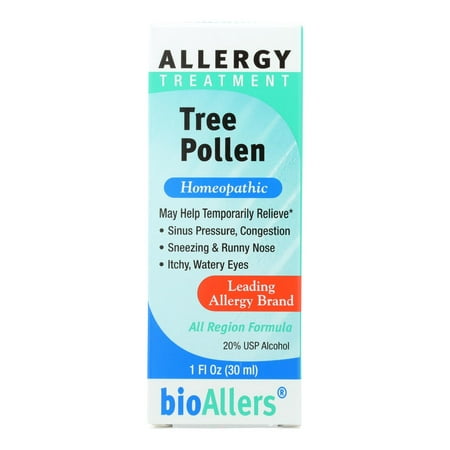 Bio-Allers - Tree Pollen Allergy Relief - 1 oz (Best Relief For Pollen Allergies)