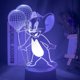 thumbnail image 1 of Lámpara nocturna Tom Jerry Anime Decor 3D Illusion con USB, 1 of 1