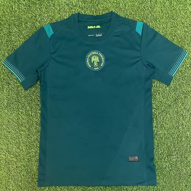 Camiseta De Fútbol Clásica De Verano De Nigeria, Temporada 25-26, Color Cian, Manga CortaXL