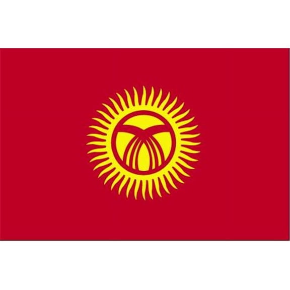 5 ft. X 8 ft. Nyl-Glo Kyrgyzstan Flag