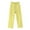 Yellow, variant on Idoravan Linen Pants Women Summer Women'S Spring Solid Color Lace-Up With Cotton And Linen All Straight Leg Casual Pants