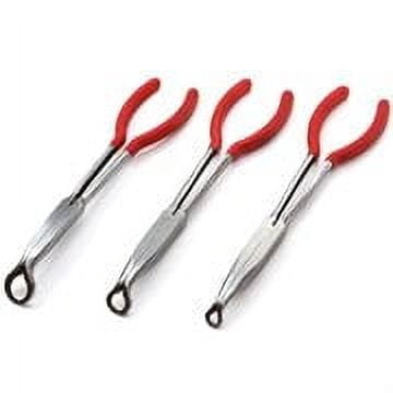 XtremepowerUS 9PC 11" Long Reach Professional Plier Set, With Pouch, For Narrow & Limited Spaces