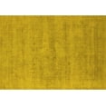thumbnail image 1 of Ahgly Company Machine Washable Indoor Rectangle Oriental Yellow Industrial Area Rugs, 6' x 9', 1 of 4