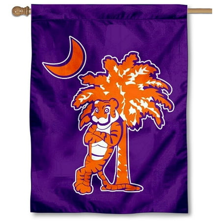 Clemson Palmetto Tree 30" x 40" Double Sided House Flag