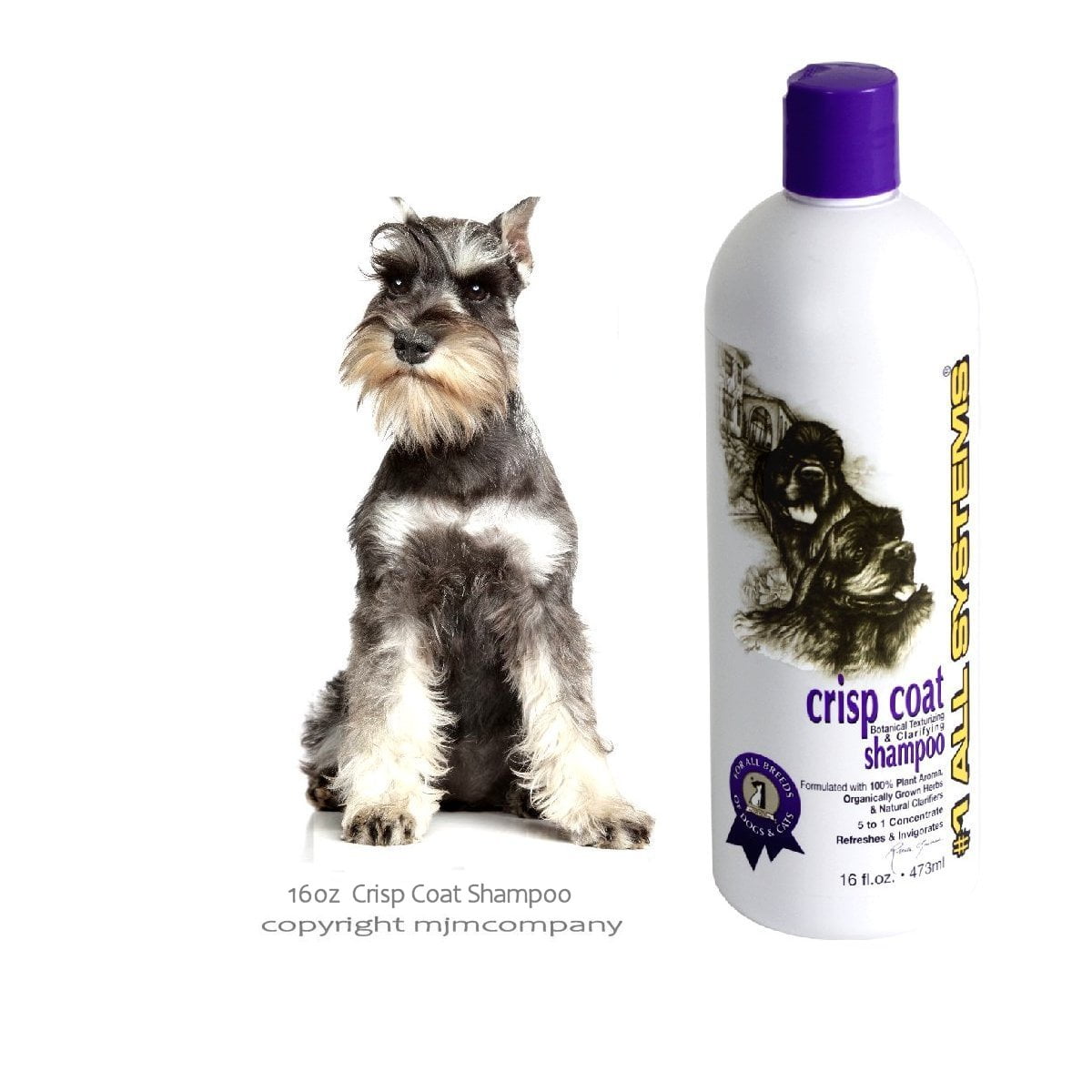 1 Systems Crisp Coat Botanical Dog Shampoo Concentrated - Walmart.com