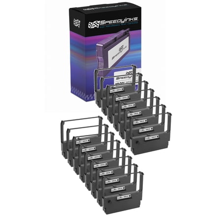 Speedy Compatible Printer Ribbon cartridge Replacement for Citizen IR81 (Black  15-Pack)