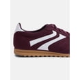 thumbnail image 4 of No Boundaries Women's Faux Leather and Suede Retro Inspired Lace Up Sneakers, 4 of 6