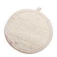 thumbnail image 2 of Loofah Face Wash Beige Edging Loofah Disc Diameter 8Cm,1X Loofah Face Washing Puff,Loofah Shower Body Exfoliator Sponge Washing Bath Pad Natural Bathroom Products, 2 of 9