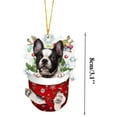 thumbnail image 5 of KCEHTA Dog Christmas Ornaments, Dog Ornaments for Christmas Tree, Christmas Dog Ornaments, Dog Christmas Tree Ornaments, Dog Themed Christmas Birthday Party Decorations, 5 of 5