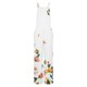 thumbnail image 5 of Gibobby pantalones deportivos Mono largo de estilo playero suelto con estampado hueco lateral y tirantes informales para mujer(Blanco， XL), 5 of 5