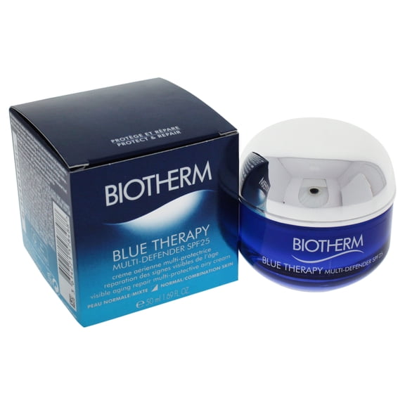 Blue Therapy Multi-Defender Cream SPF 25 - Normal/Combination Skin by Biotherm for Women - 1.69 oz Cream