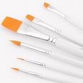 thumbnail image 3 of HINTRMENT Bakery Accessories 6PCS ABS Cake Brush Set For Fondant Decorating Gumpaste Painting Professional Users, 3 of 8