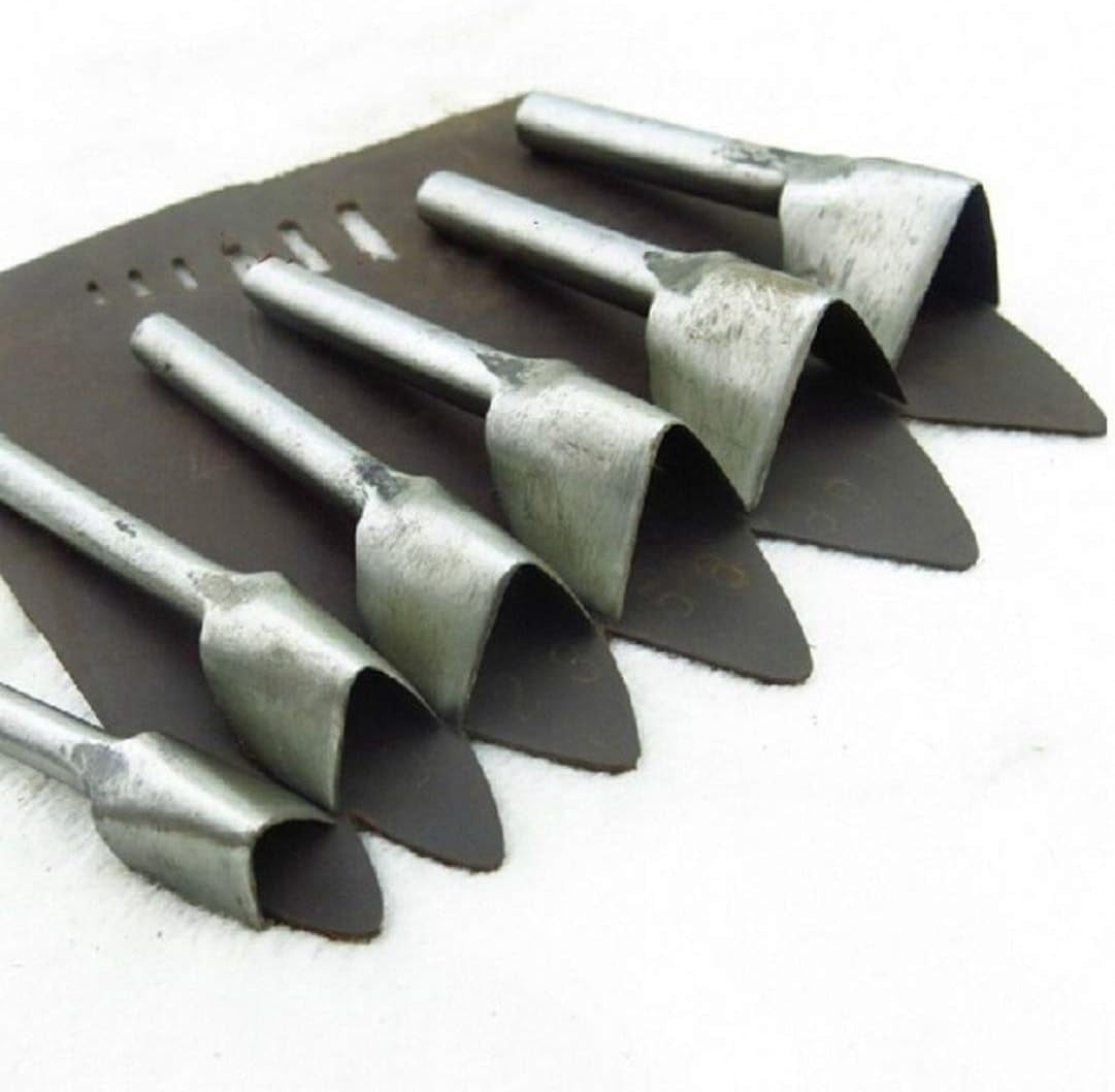 <new_title>WellieSTR V Shape English Point Strap End Punch Tool 8 Piece</new_title>