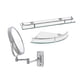 thumbnail image 1 of Esatto® Espejo Pared 20 Cms Lupa Y 2 Repisas Vidrio Kit Bel, 1 of 6