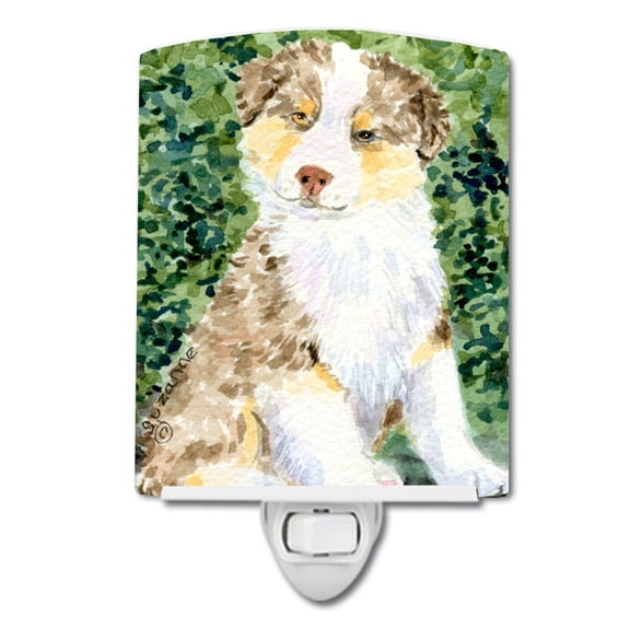 Australian Shepherd Ceramic Night Light