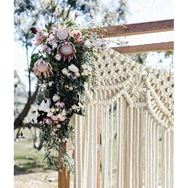 Macrame wall hanging boho wedding hanger cotton handmade wall art home wall decor 35 hotsell