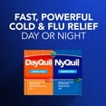 thumbnail image 4 of Vicks DayQuil and NyQuil Cold and Flu Liquicaps, Cold and Flu Medicine for Adults, 24 Count, 4 of 9