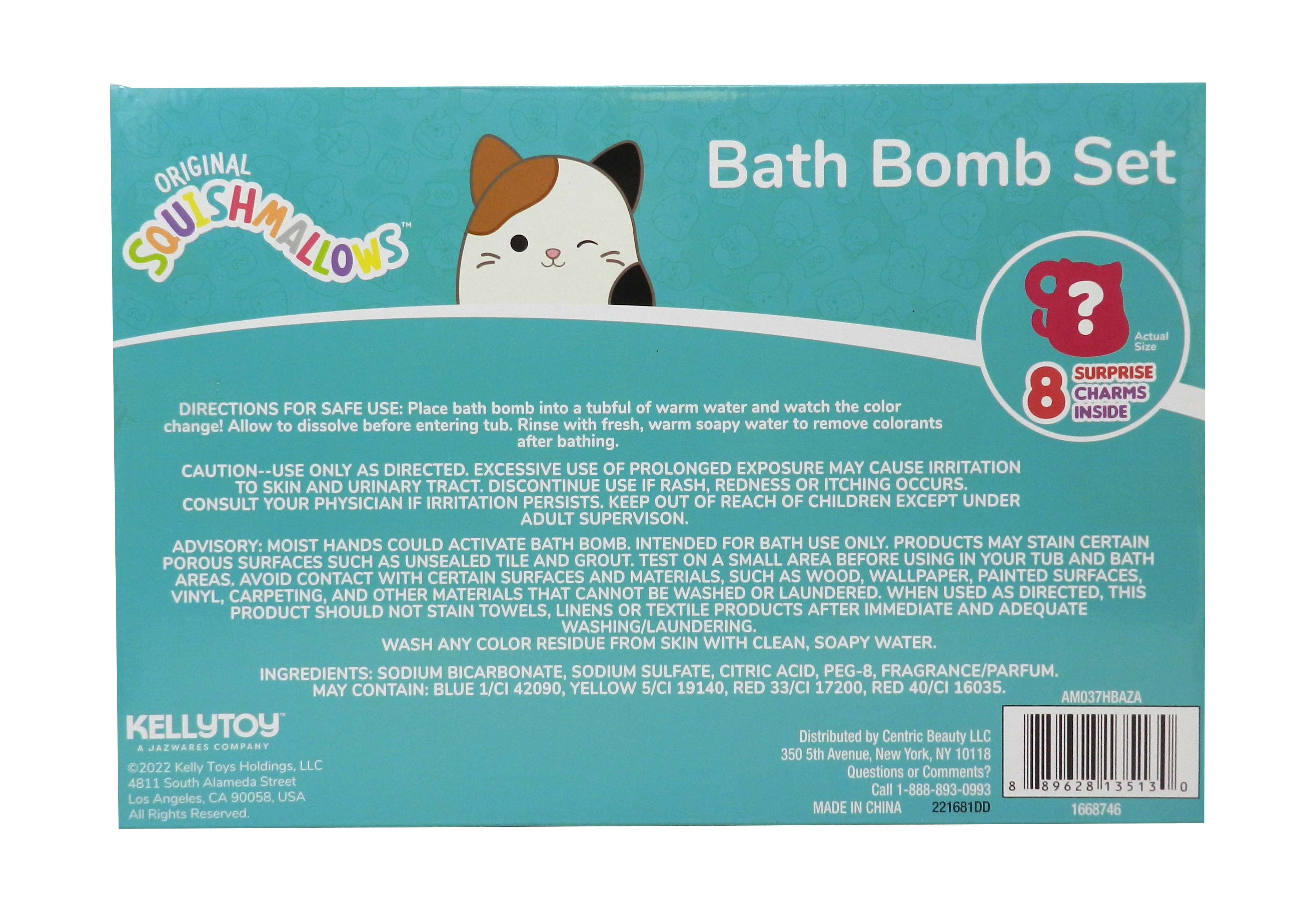 Squishmallow Bath Bomb Set (8 Count)