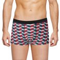 thumbnail image 4 of Calzoncillos tipo bóxer elásticos para hombre, ropa interior transpirable de seda de leche con cubos geométricos tridimensionales, calzoncillos tipo bóxer 3D, 4 of 4