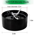 thumbnail image 4 of 5X Pièce de Rechange pour Lame Compatible pour -(250W, Série MB1001) Lame en Acier Inoxydable de Rechange, 4 of 5