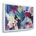thumbnail image 1 of Composition Florale Bleue et Violette II - Toile Florale Encadrée, 1 of 3