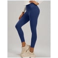 thumbnail image 6 of Yoga Leggings for Women Elastic Waist Butt Lifting Gym Yoga Pants Ultra Soft Basic Workout Pants, 6 of 9