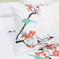 thumbnail image 4 of Cherry Garden Cotton Embroidered 3-Piece Duvet Cover Set, 4 of 4