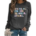 thumbnail image 2 of Womens Oversized Sweatshirts Long Sleeve Letter Printed Tops Crew Neck Comfy Fall Winter Pullover 2025 Fashion Outfits Clothes, 2 of 4