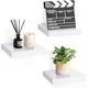 thumbnail image 1 of Sorbus Estantes Flotantes Negros de 9,25” x 9,25” - Estantes Decorativos de Almacenamiento de 3 Niveles (Juego de 3), 1 of 7