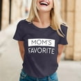 thumbnail image 2 of Women's T-Shirts Mom's Favorite Day Family Humor T Shirt for Moms Celebrating Family and, 2 of 5