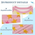 thumbnail image 2 of FORMRS Boys Rash Guard Short Sleeves Swim Shirt Quick Dry UPF 50+ Sun Protection, Sizes 3-12T, Gradient Pink Stars, 2 of 6