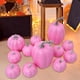 thumbnail image 1 of 12 calabazas de espuma perfecl decorativas de otoño rosa, 1 of 6