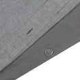 thumbnail image 3 of HOMETRENDS 3-Piece Grey Chambray Duvet Cover Set, Double/Queen, 3 of 5