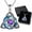 February/Amethyst, variant on Birthstone Celtic Trinity Knot Necklace for Women, Birthstone Witch Knot Necklace, Celtic Knot Necklace with Stainless Steel Chain Creates A Lightweight Design for Daily Wear and Moments