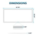 thumbnail image 5 of Luxrite 2x4 FT Edge-Lit Frame LED Panel Lights, 5CCT 3000K-6500K, 5200/6500/7800LM, 0-10V Dimmable, Damp Rated, ETL, 5 of 7