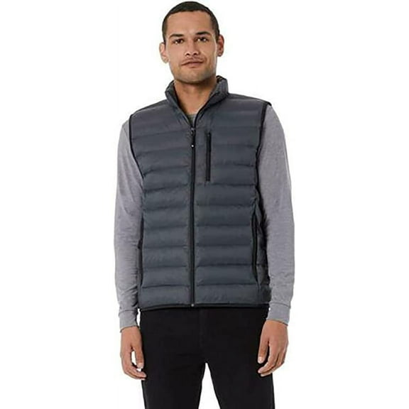 32 Degrees Heat Men's Packable Lightweight Vest (Stingray, Medium)