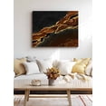 thumbnail image 4 of Brown Marble Wall Art for Living Room,Canvas Picture Wall Decor for Bathroom Bedroom,Gold Abstract Vintage Modern Ombre Art Painting Artwork for Office Kitchen Hallway Dining Room Home Decor 12"x16", 4 of 8