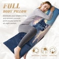 thumbnail image 4 of Naloa Cloud Wolf Super Soft 20x60 Body Pillow Case,Long Side Hidden Zipper（PILLOWS ARE NOT INCLUDED）, 4 of 6