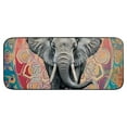 thumbnail image 2 of Shiartex Elephant Tusk Indoor Outdoor Entrance Doormat Mat with Anti-Slip Recycled Rubber Backing and Burlap Felt Top 19.68*47.24 in, 2 of 6