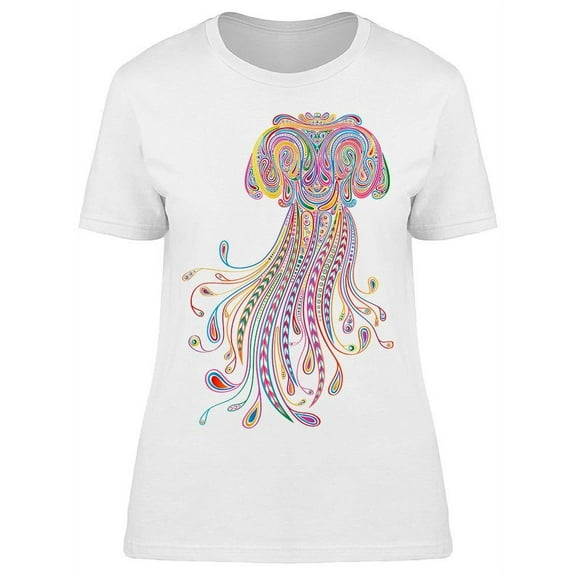 Jellyfish With Various Patterns T-Shirt Women -Image by Shutterstock, Female XX-Large