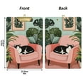 thumbnail image 5 of FORMRS Acrylic Clipboard with Low Profile Clip Standard A4 Letter Size, 12.5" x 9", Pink Sleeping Cat, 5 of 8