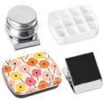 thumbnail image 1 of Mini paleta de acuarela vacía portátil de 12 compartimentos, pequeños kits de almacenamiento de pintura con clip magnético y aceite como se muestra, 1 of 5