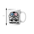thumbnail image 2 of Ceramic Coffee Mug, 4Th of July decorations, Golden Retriever, 11 in, Coffee Mug Ceramic, Patriotic decorations, Kitchen Space, White, 1 Pc, 2 of 7