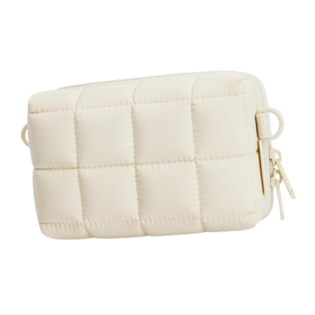 Ethern Digital Camera Storage Case 2 Carrying Ways, Shockproof, Smooth Zipper, Portable Beige